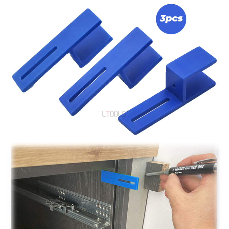 Dowel Jig Kit - 3 buah 18mm jig penutup memperbaiki