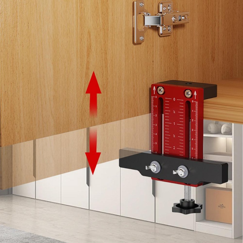 Dowel Jig Kit - Jig pemasangan pintu kabinet