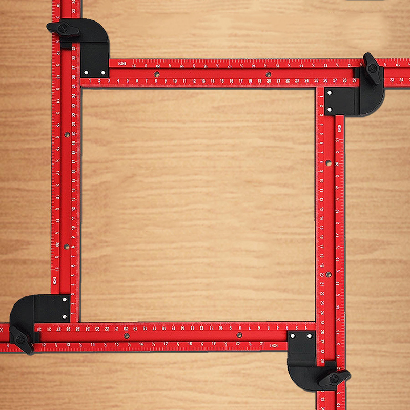 Dowel Jig Kit - Panduan Template Router persegi 59cm, alat