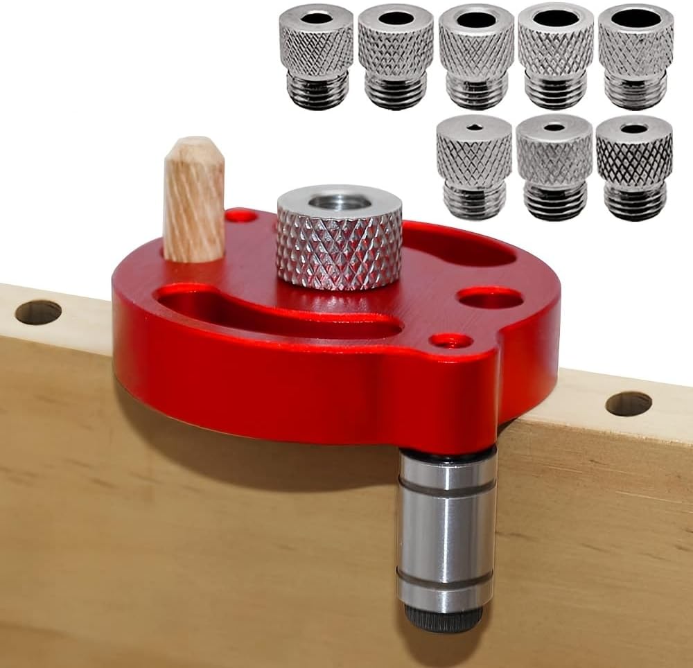 Jig Doweling Pemusatan Mandiri - Dowel Jig Kit ulasan dan harga