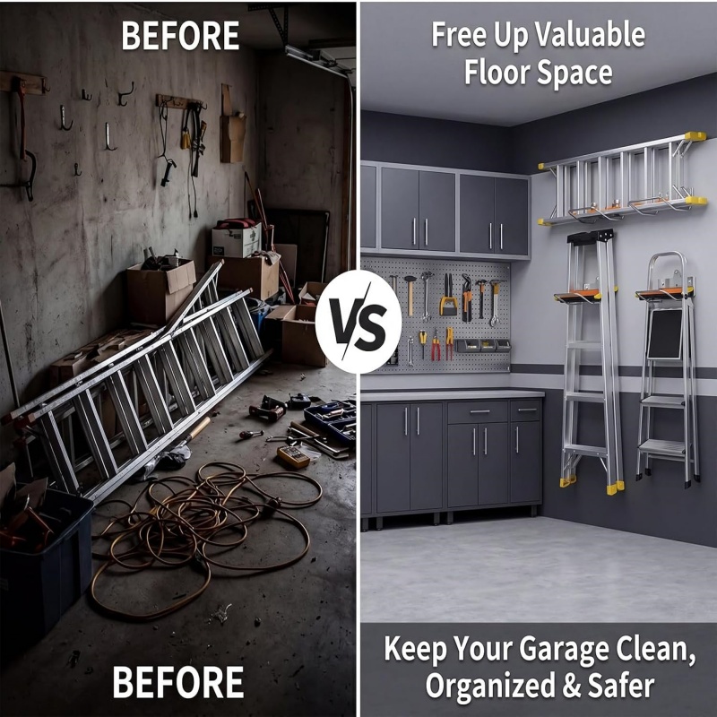 Gantungan Rak Tangga Logam Tah - Workshop Tools On Wall ulasan dan harga