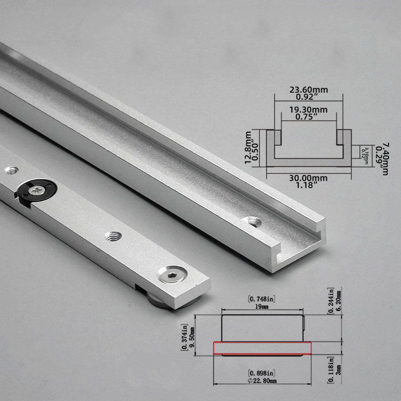 2Pcs Kit Jig T-Track & Miter T - Dowel Jig Kit ulasan dan harga