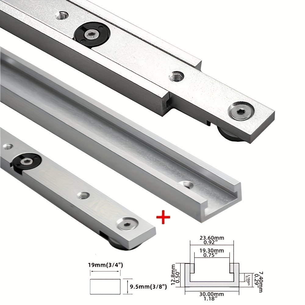 2Pcs Kit Jig T-Track & Miter T - Dowel Jig Kit ulasan dan harga
