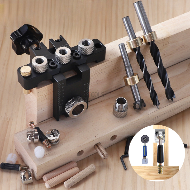 3 in 1 Jig Dowel yang Dapat Di - Dowel Jig Kit ulasan dan harga